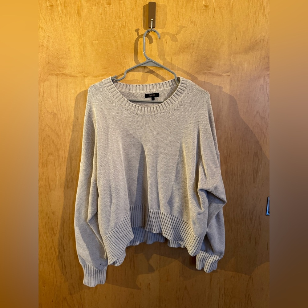 Quince 100% Organic Cotton Crew Sweater
